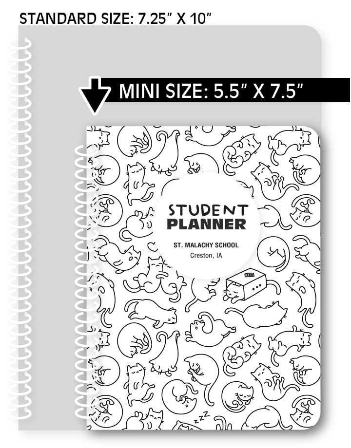 St Malachy - Dreamy Kitties Color Me Planner