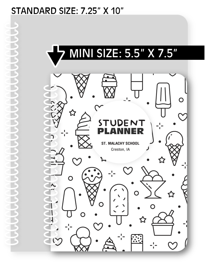 St Malachy - Scoop & Sprinkle Color Me Planner