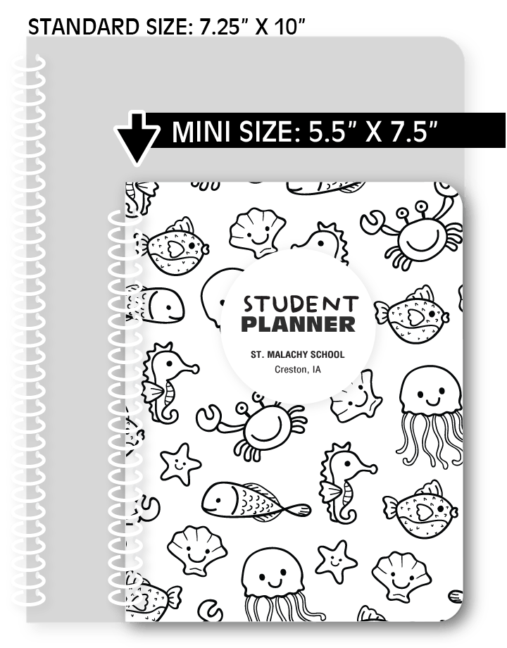 St Malachy - Under The Sea Color Me Planner