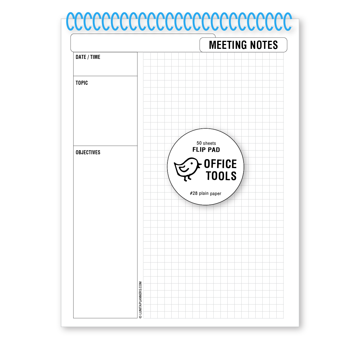 Meeting Notes Flip Pad