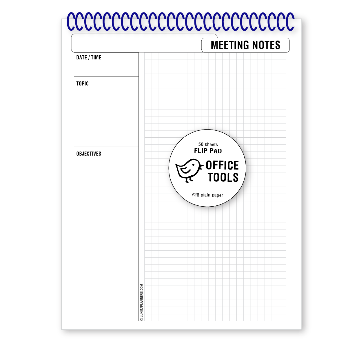 Meeting Notes Flip Pad