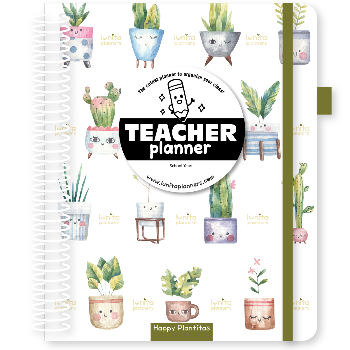 Happy Plantitas Teacher Planner