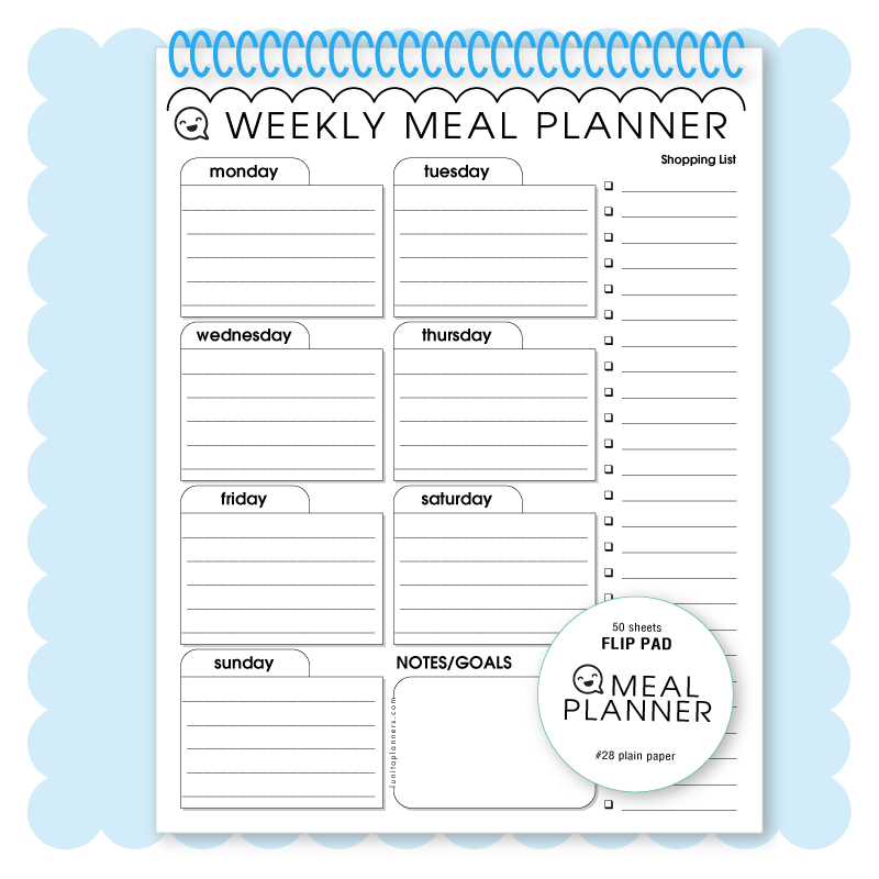 Meal Planner Flip Pad