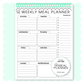 Meal Planner Flip Pad