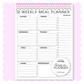 Meal Planner Flip Pad