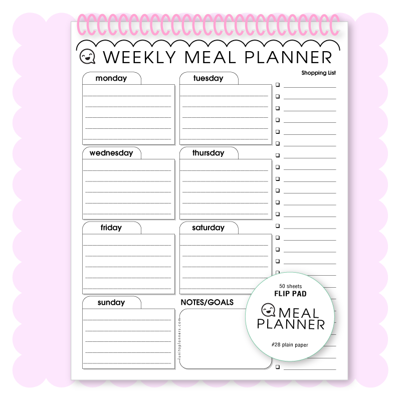 Meal Planner Flip Pad