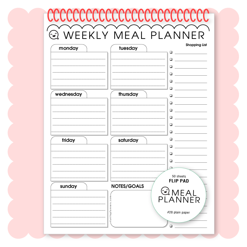 Meal Planner Flip Pad