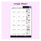 Planner Tabs Sticker Sheet (Monthly)