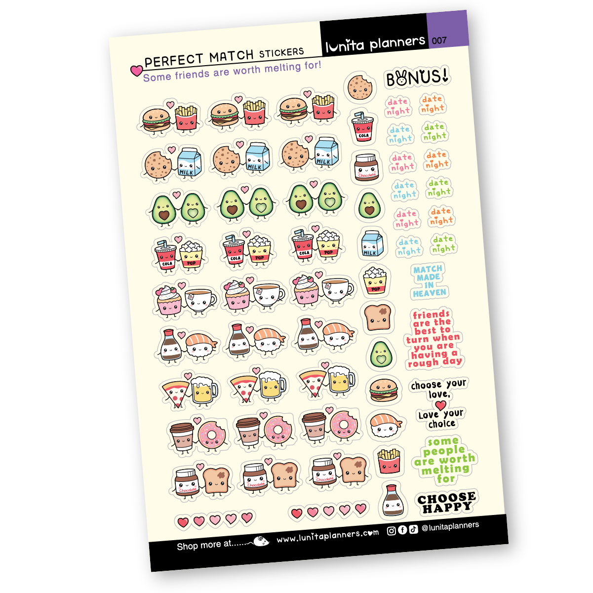 Sticker Sheet (Perfect Match)