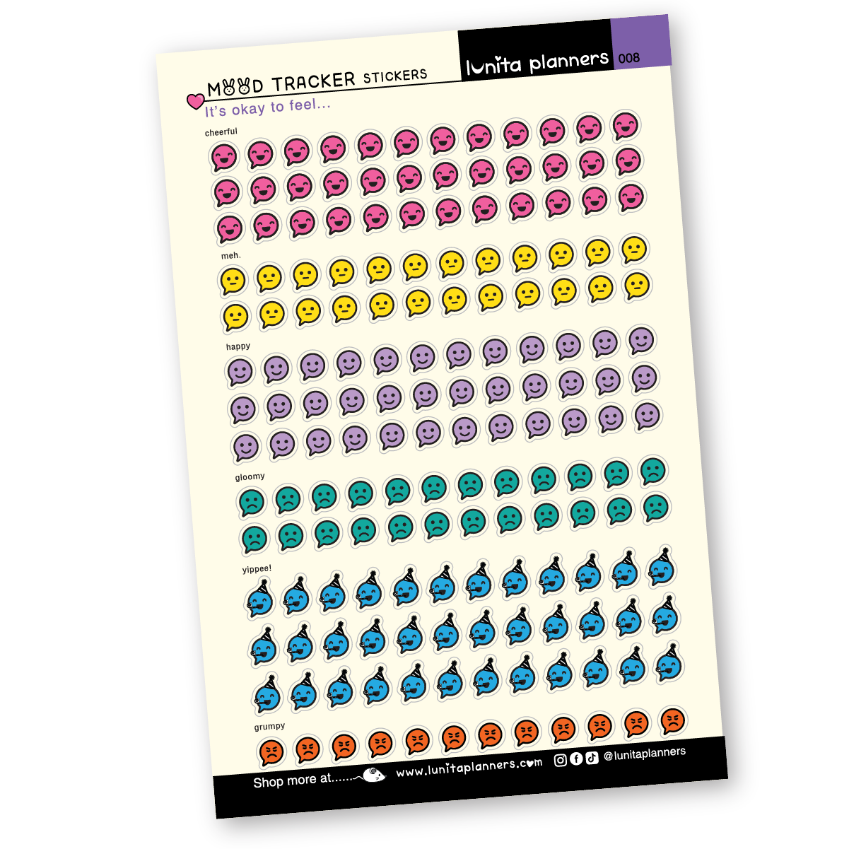 Sticker Sheet (Mood Tracker)