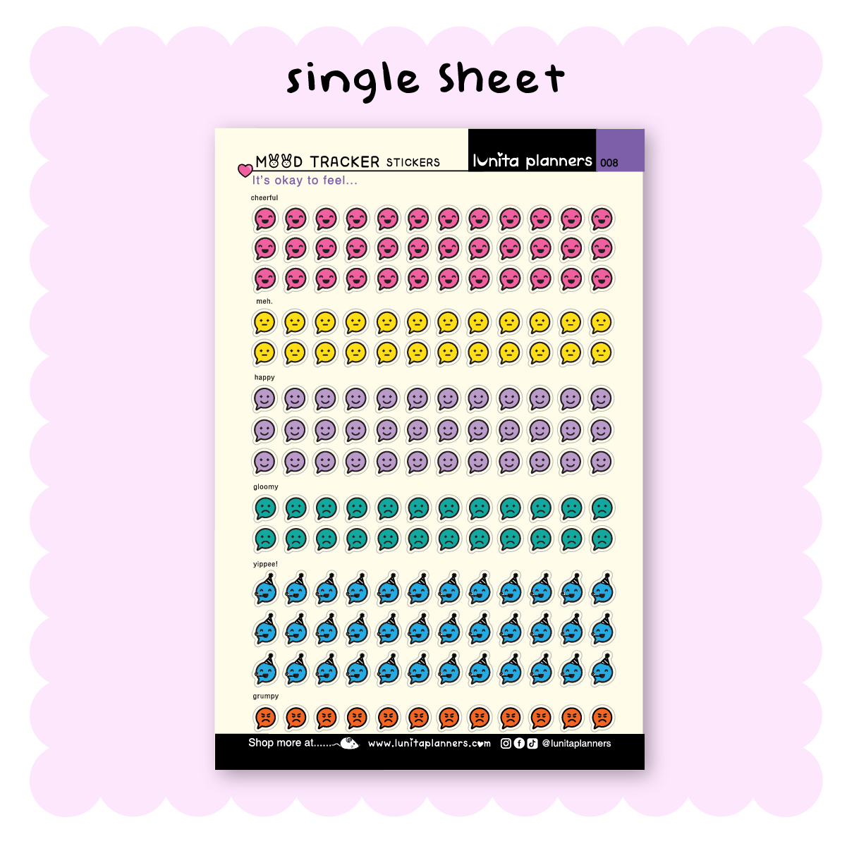 Sticker Sheet (Mood Tracker)