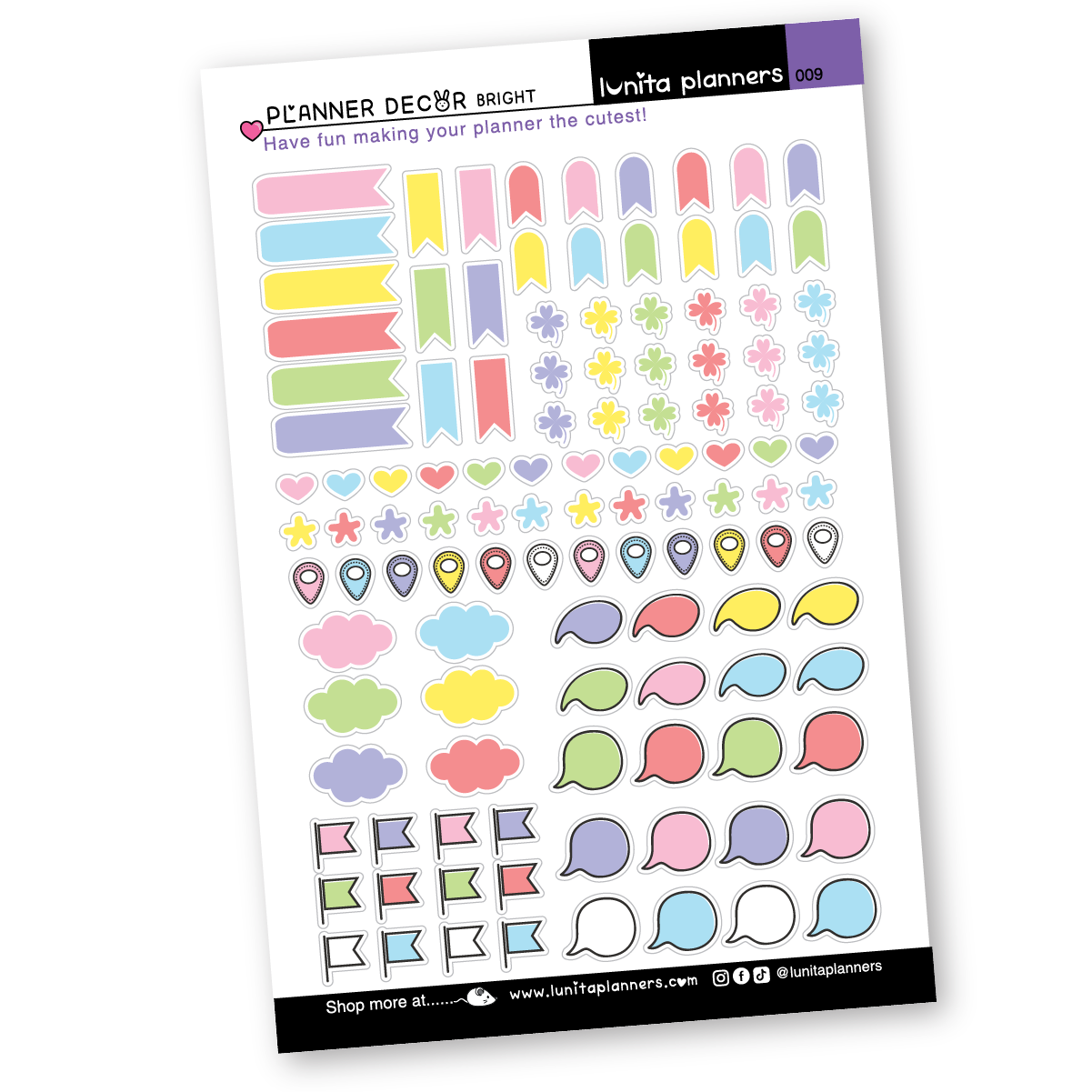 Sticker Sheet (Bright Decor)