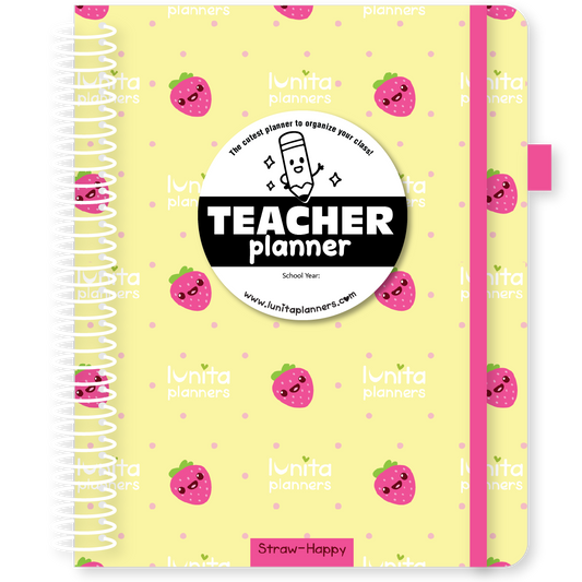 Straw-Happy Teacher Planner