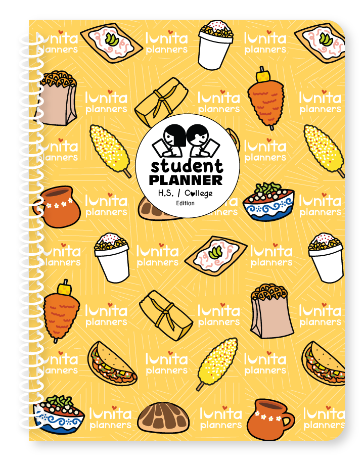 Mexican Food Student Planner (H.S. / College Edition)