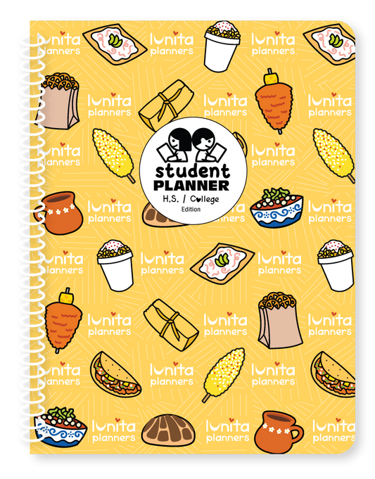 Mexican Food Student Planner (H.S. / College Edition)