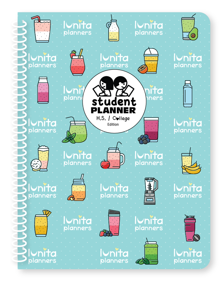 Smoothies Aqua Student Planner (H.S. / College Edition)