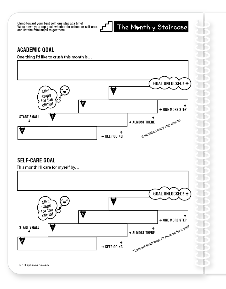 White Student Planner (H.S. / College Edition)