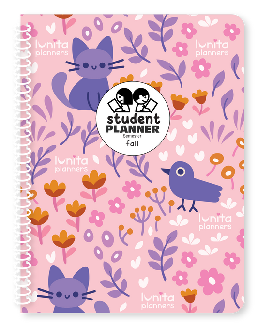 Kitten & Bird - Basic Student Planner