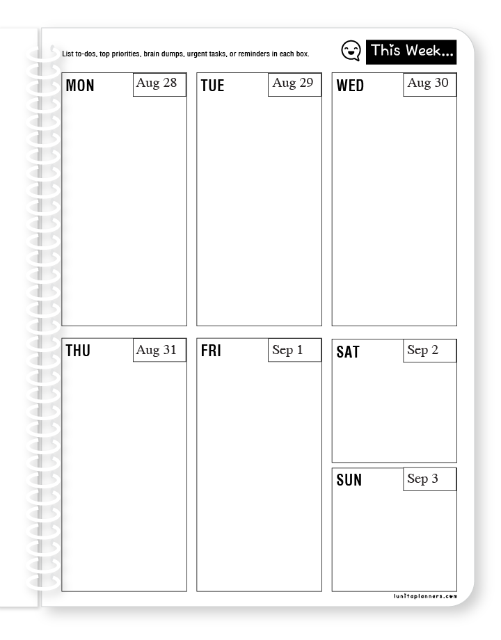 White Student Planner (H.S. / College Edition)
