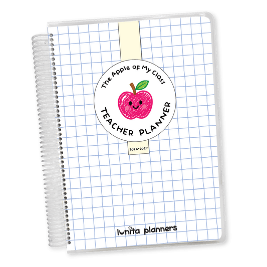 Retro Grid Teacher Planner