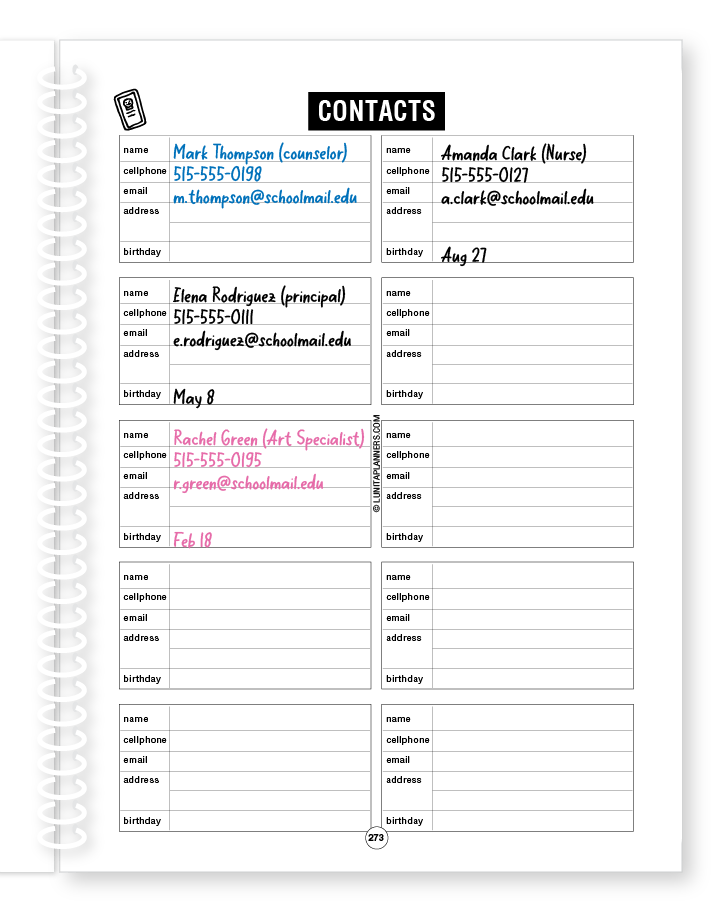 Classic Chic Teacher Planner