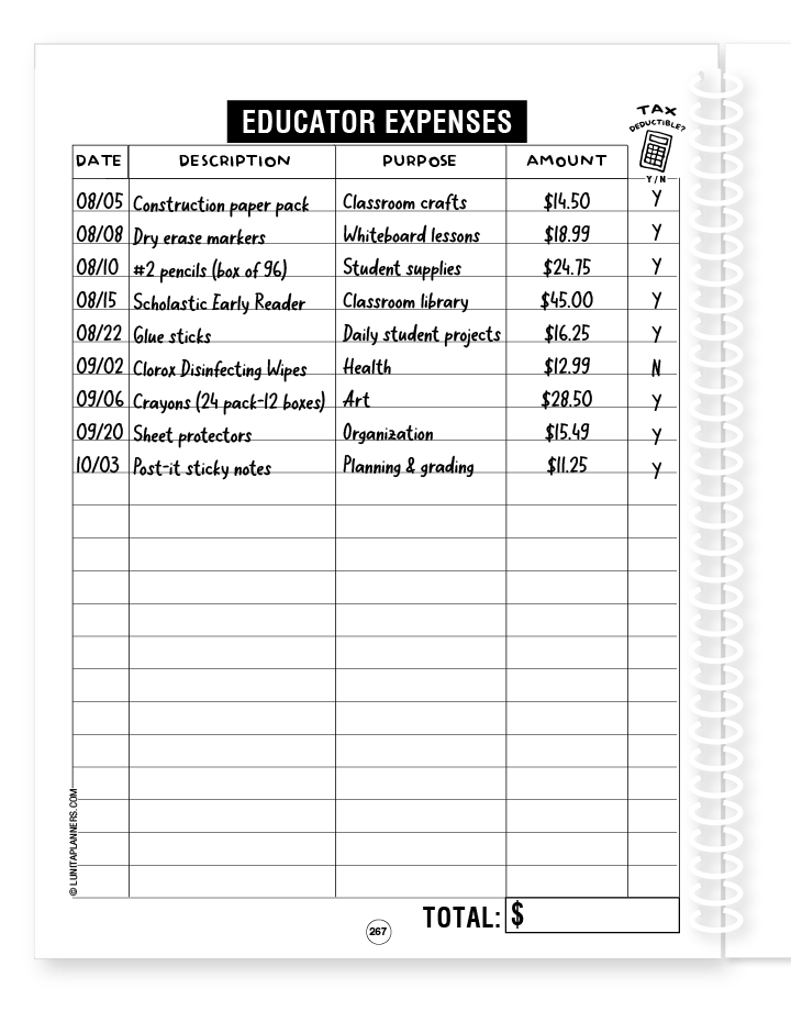 Classic Chic Teacher Planner