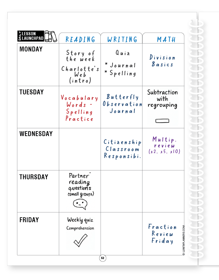 Classic Chic Teacher Planner