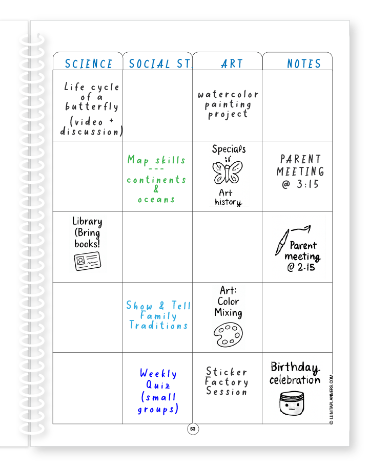 Classic Chic Teacher Planner