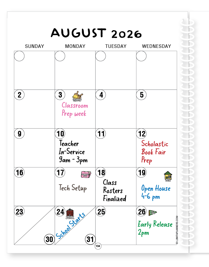 Classic Chic Teacher Planner