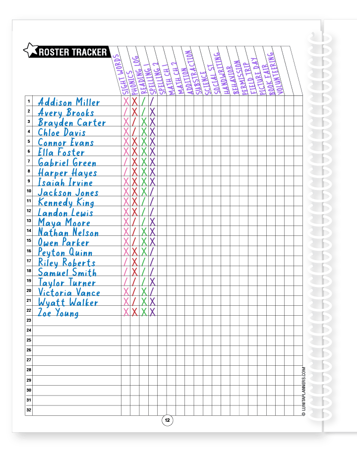 Classic Chic Teacher Planner