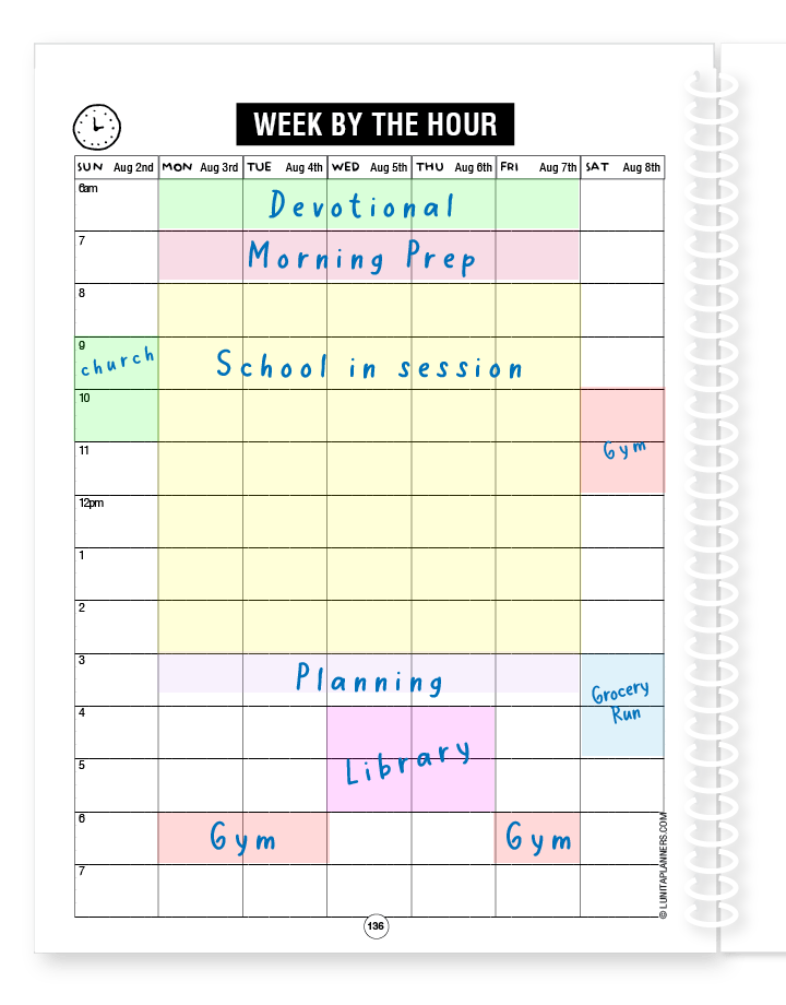 Classic Chic Teacher Planner