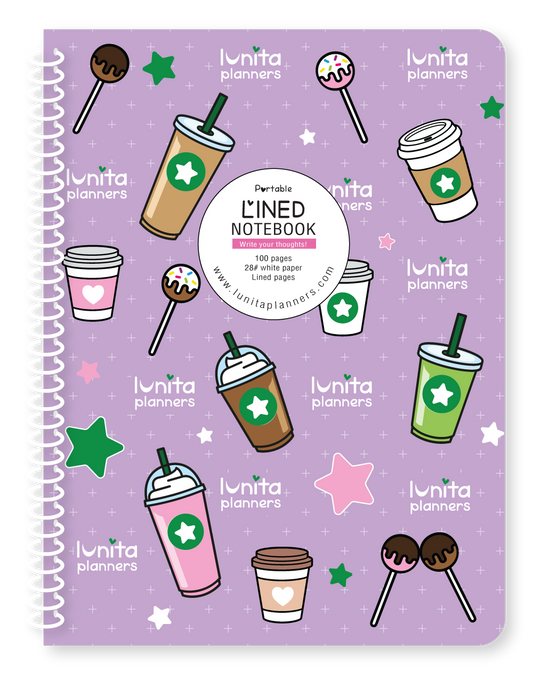Star-Cofi Lined Notebook