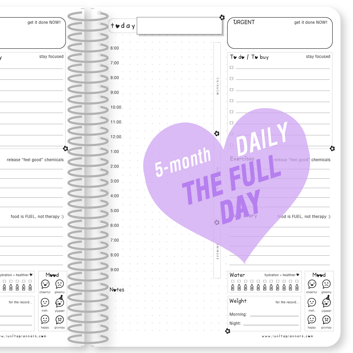 Pink Lemonade - LEATHER PLANNER