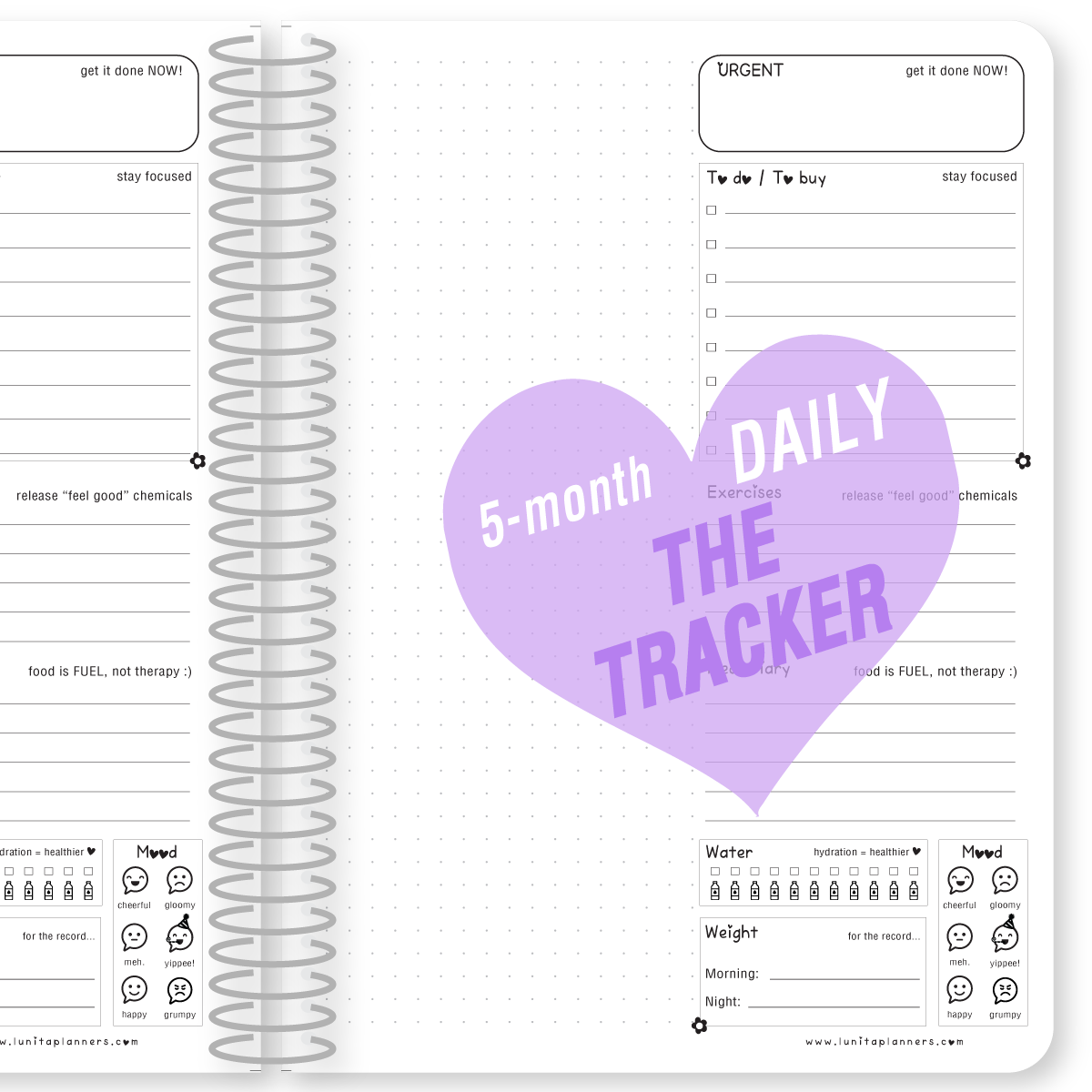 Pink Lemonade - LEATHER PLANNER