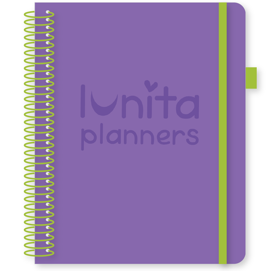 Berry Purple - LEATHER PLANNER