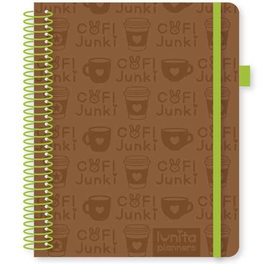 Cofi-Junki - LEATHER PLANNER