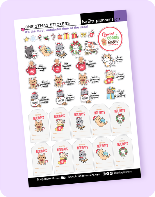 Christmas Sticker Sheet